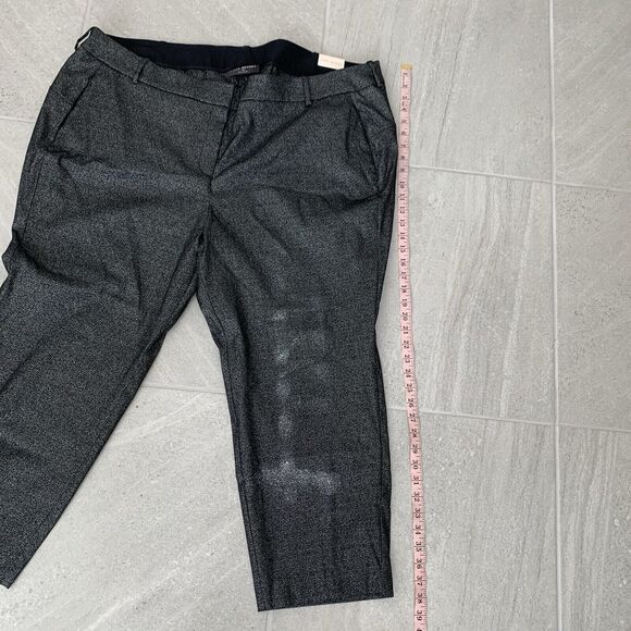 Lane Bryant Signature Fit Slim Ankle Shimmery Gray 28P Petites Pants NWT - Picture 5 of 6